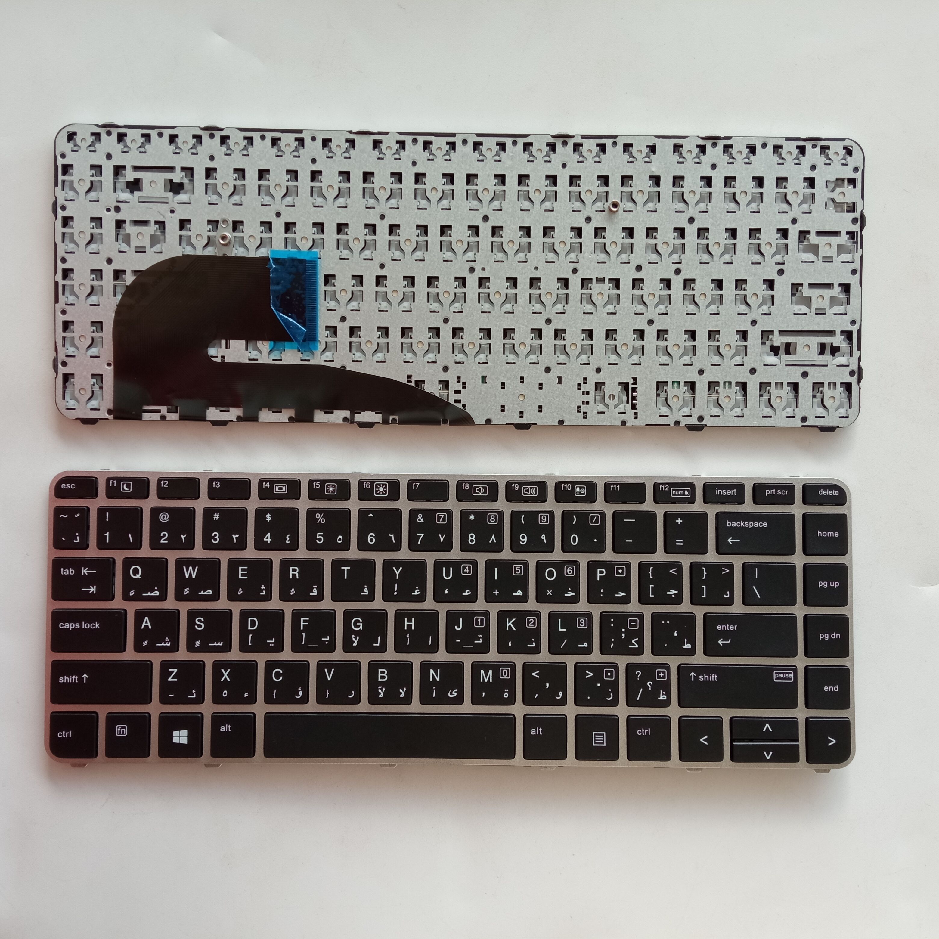 Picture of New Replacement Laptop Keyboard For HP 840G3/745G3/848G3/840G4/745G4/ZBOOK14U G4 SILVER FRAME BLACK (OEM) AR Layout